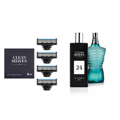 16x CS5 Sensitive Blades + Fragrance 24 50ml